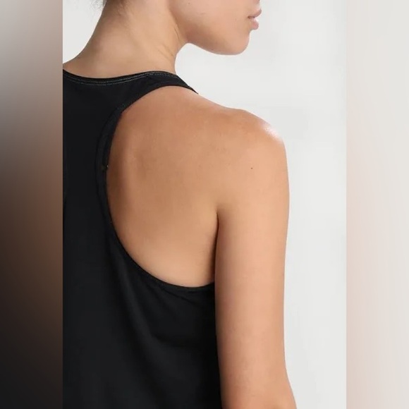 Nike Women's Gray and Black Tank Top - Picture 3 of 14
